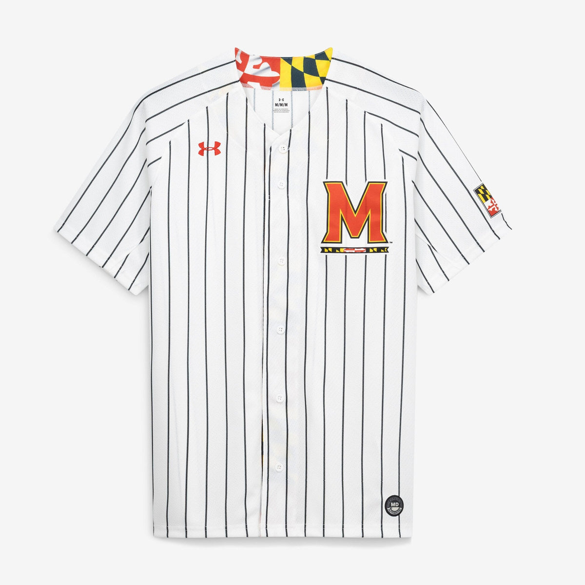 Maryland Terrapins Replica Baseball Jersey - White