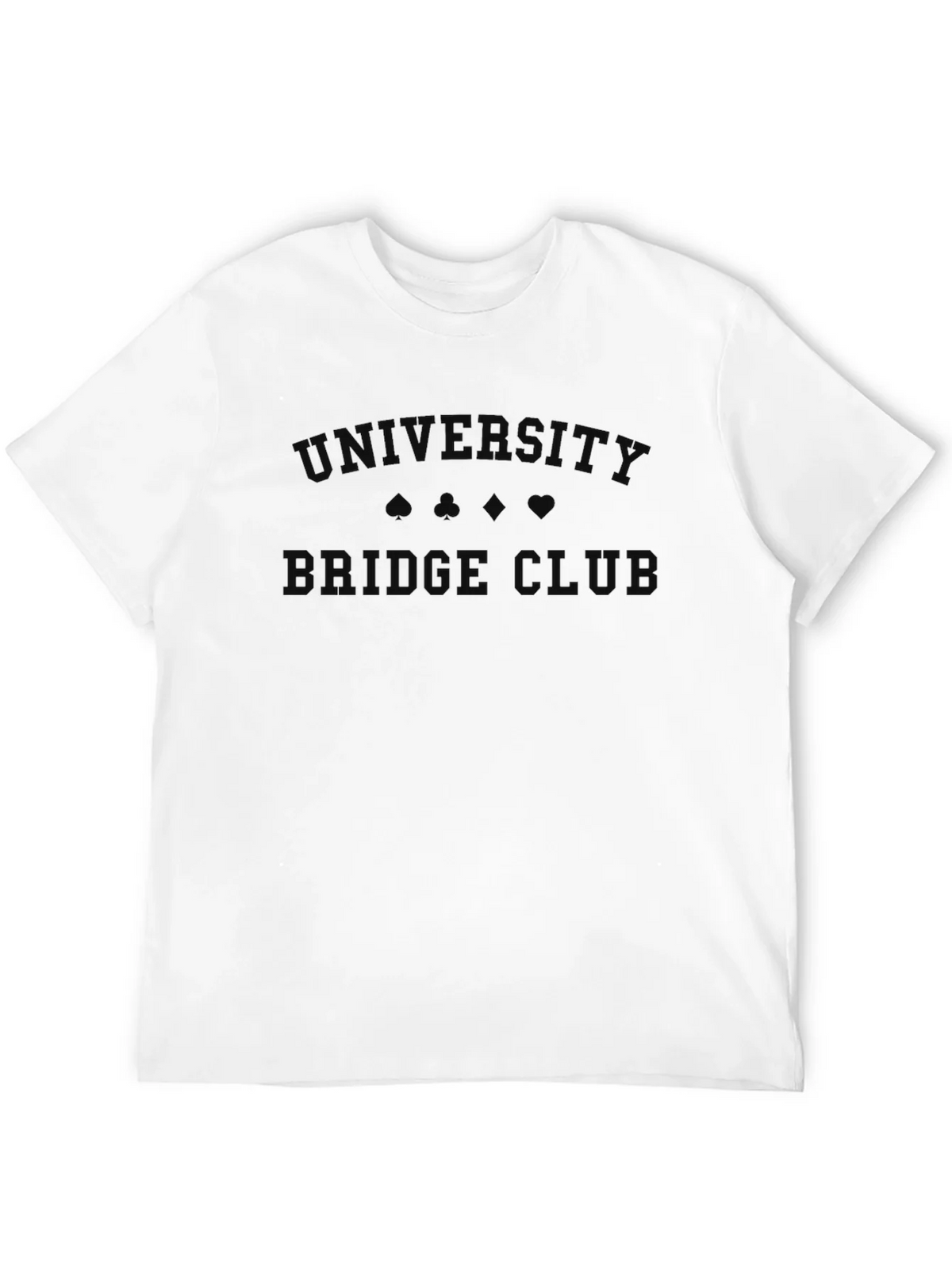 University Bridge Club Black T-Shirt