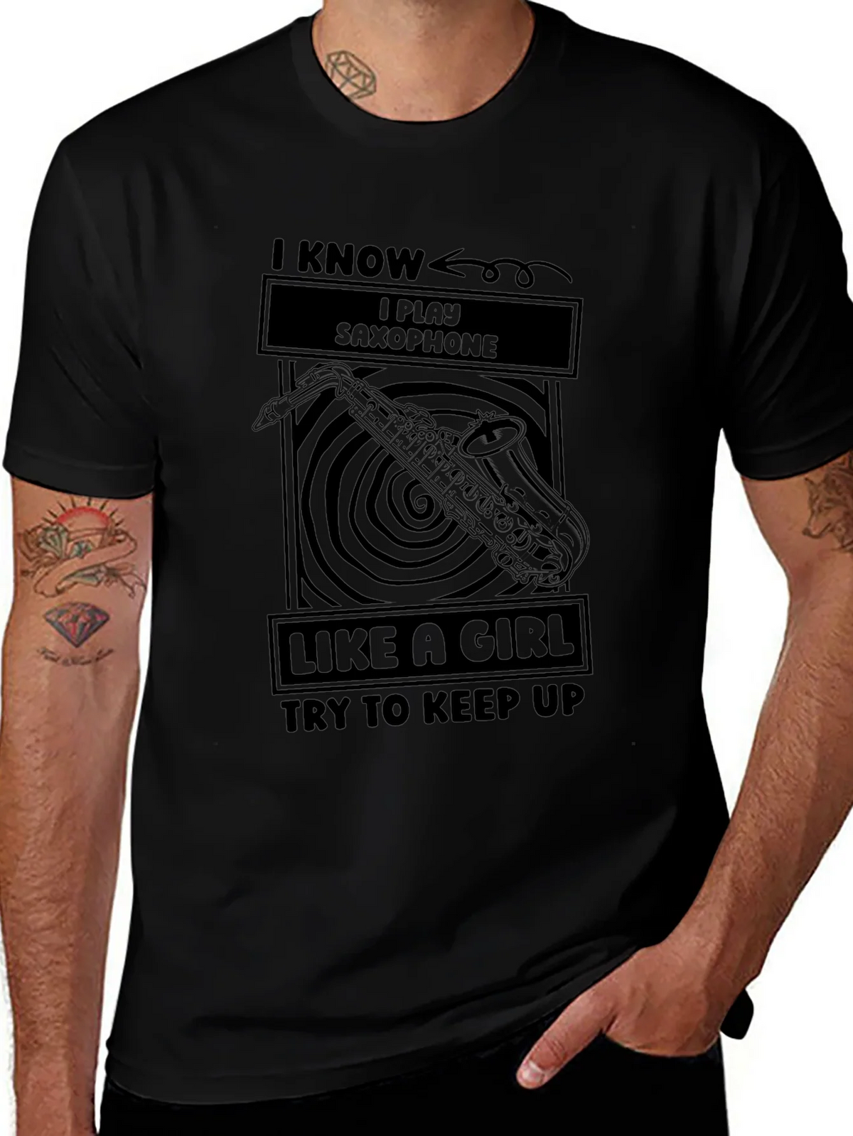 I Play Saxophone Like a Girl T-Shirt