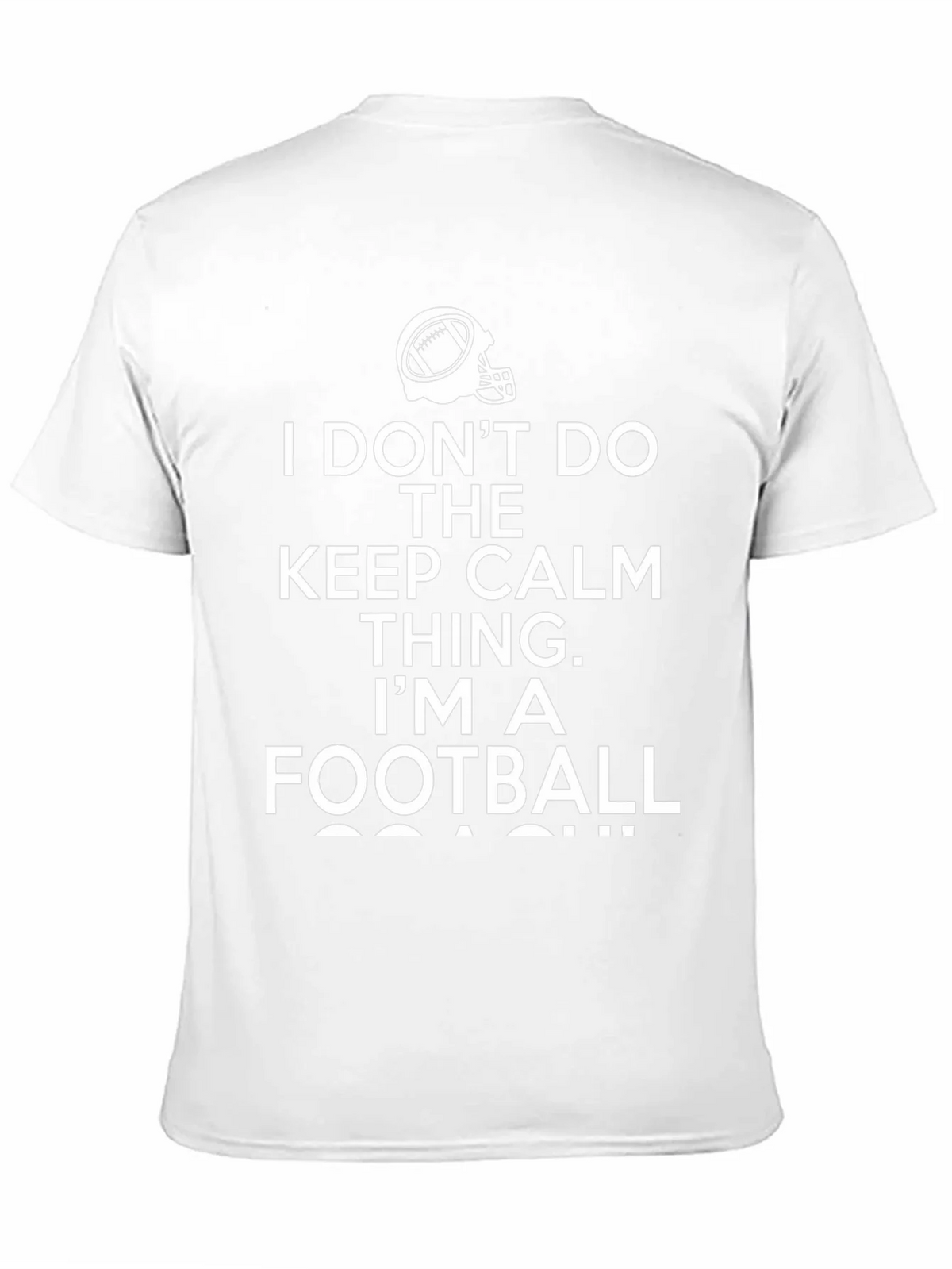 Funny Football Coach T-Shirt Keep Calm
