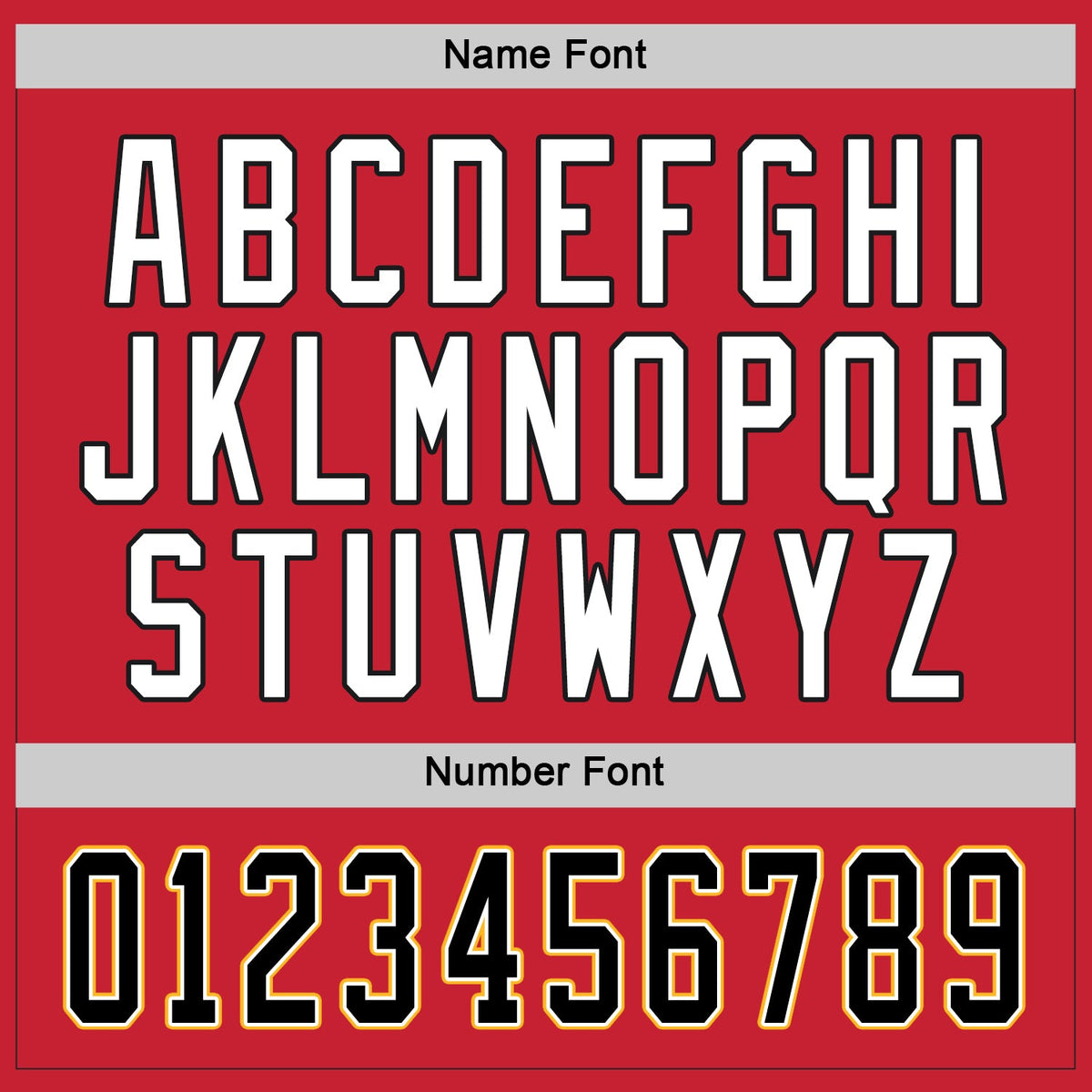 Custom Hockey Jersey - Red Black-Gold