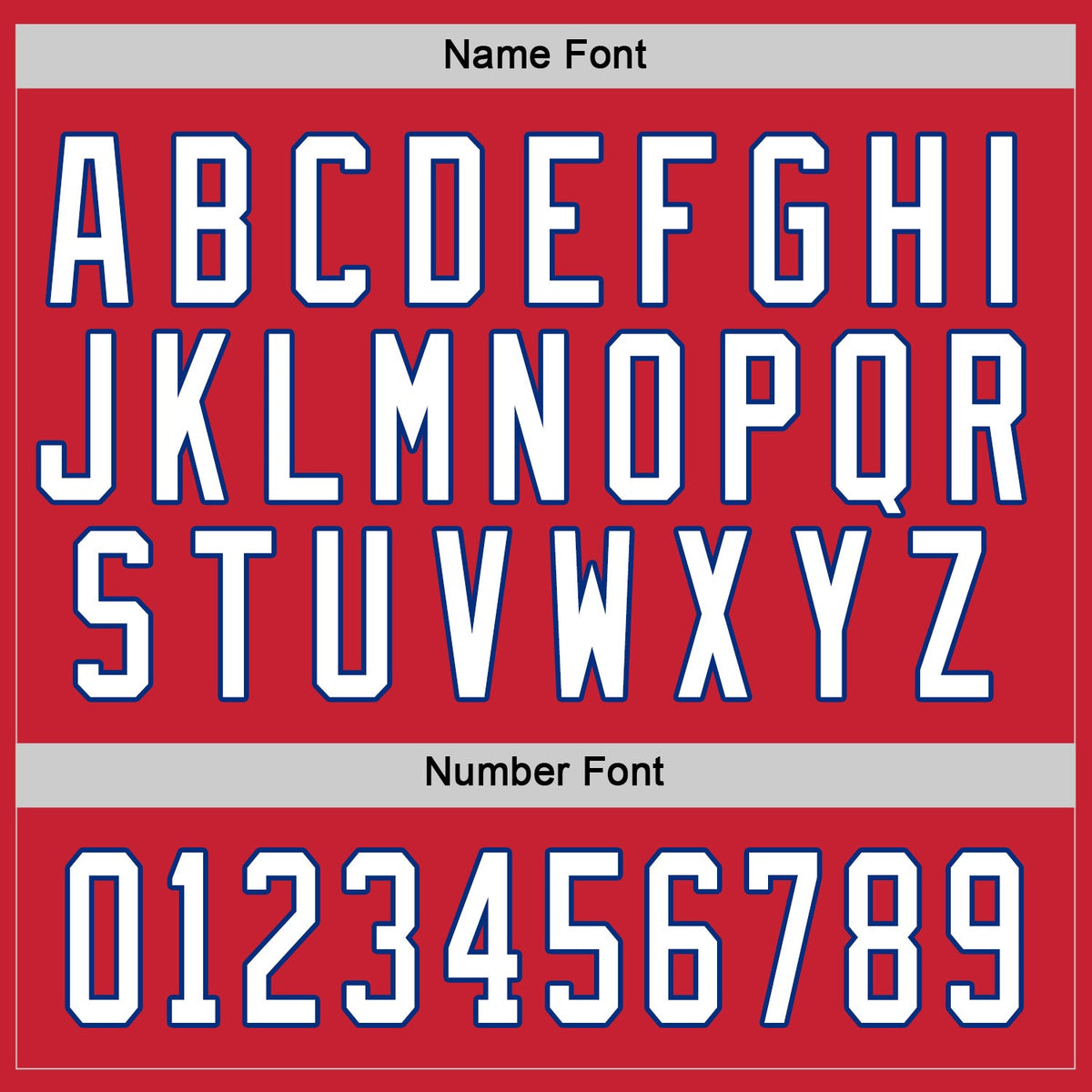 Custom Hockey Jersey - Red White-Royal